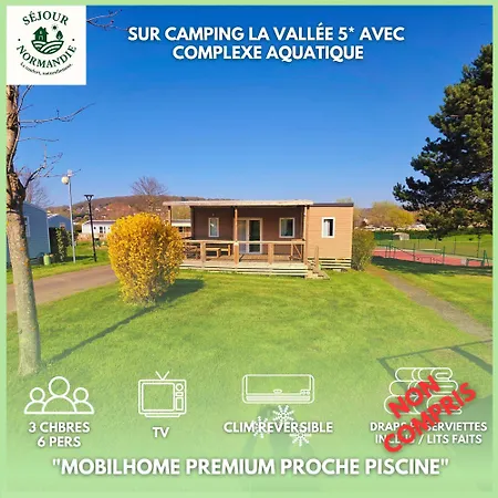 - 510 - Mobilhome Xl Premium 6 Personnes 5 Etoiles Kemping Houlgate